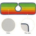 thumbnail image 3 of GZHJMY 2PCS Faucet Absorbent Mat, Stripe Rainbow Washable Sink Splash Guard Drip Catcher, Kitchen Bath Countertop Microfiber Sink Drying Mats for Kitchen, 3 of 5
