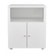thumbnail image 2 of QinaQin Mueble metálico para impresora y archivo, gabinete con repisa ajustable y ruedas, ideal para home office, garaje o espacios pequeños, 2 of 7