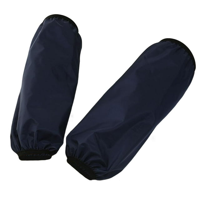 simhoa 2x Manchons d'Huile Multi-Usages Protecteurs Anti-Taches Anti-Saleté Élastiques Réutilisables Marine