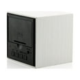 thumbnail image 2 of Ultra Modern Wooden LED Clock Square Cube Digital Alarm Thermometer Timer Calendar Updated 2016 Brighter LED, 2 of 4