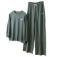 thumbnail image 2 of Puntoco Conjunto De Dos Piezas De Ropa De Hogar Cálida Y Cepillada De Manga Larga Informal Grande Y Gruesa De Felpa De Invierno para Mujer Puntoco Puntoco-2123, 2 of 5