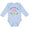 thumbnail image 3 of Inktastic Grammy's Girl Heart Flowers Girls Long Sleeve Baby Bodysuit, 3 of 5