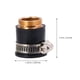 thumbnail image 4 of WORGEOUS Adaptador de conectores de grifo universal de 5 piezas Adaptador de cobre del conector del purificador de agua del grifo (negro), 4 of 7