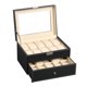 thumbnail image 1 of Caja de reloj de cuero sintético de 2, 3, 6, 10, 12, 20 y 24 bits, caja de almacenamiento para relojes, 1 of 5