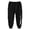 Black, variant on AWZXDE Print Graphic Boys Jogger Pants Elastic Waist Rib Sweatpants Side Pockets Casual Kids Sports Trousers For Everyday Wear Black - 2-3 Years