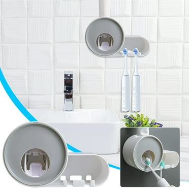 Toothbrush Bathroom Wall Mounted Shower Toothbrush Automatic Toothpaste Dispenser For Children Travel Size Toiletries