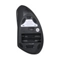 thumbnail image 4 of Ratón ergonómico inalámbrico vertical para zurdos - 5 botones, 3 niveles DPI ajustables (800/1200/1600), tecnología óptica precisa, diseño cómodo para largas horas de trabajo. Compatible con Windows, 4 of 6