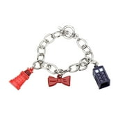 Charm Bow Tie, Tardis & Dalek Bracelet