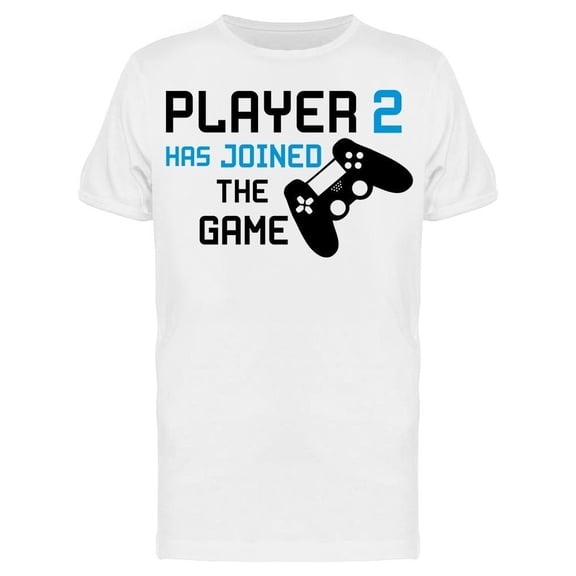Player 2 Joined Game Controller Tee Men's -Image by Shutterstock