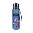 thumbnail image 3 of Vaso de agua Sonic The Hedgehog de 560 ml, gran capacidad, portátil, de plástico azul y negro, para ciclismo, deportes, regalo de cumpleaños, 3 of 5