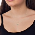 thumbnail image 4 of 0.75 Carat Baguette Shape Lab Grown Diamond Solitaire Pendant With Bezel Setting in 14K Yellow Gold, 4 of 5