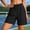 `Black, variant on Hurxie Women's Lightweight Hiking Shorts Quick Dry Athletic Shorts Camping Travel Golf Zipper Pockets White,XL