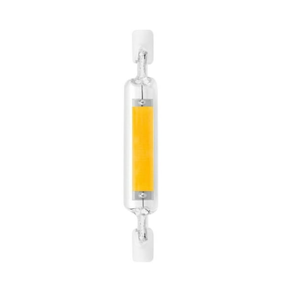FFENYAN 10W Super Bright Dimmable Led R7s Glass Tube Cob Bulb Ceramics 78mm 118mm R7s Natural White