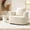 Beige, variant on ATHOPE Swivel Accent Chair, Comfy Modern Armchair for Living Room, Plush Barrel Single Sofa Chair with Pillow, Lounge Chair with for Bedroom, Small Space, No Aseembly Required, Dark Gray