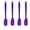 Purple, variant on Set of 4 Kitchen Silicone Spatulas,8x1.6In/20.5x4cm Heat-Resistant Silicone Spatula for Scraping,Dishwasher Safe,Purple Baking Tool for Mixing