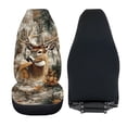 thumbnail image 5 of XYZCANDO Deer Car Seat Covers Front Seats Anti-Slip Camo Forest Automobile Front Seat Covers Removable Automotive Accessories Easy Installation Suitable for Most Cars,SUV,Sedan, 5 of 7