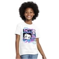 thumbnail image 5 of Kanji Style Betty Boop Love XOXO Girls Kids T Shirt Tees Teen Brisco Brands X, 5 of 6