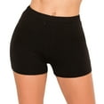 thumbnail image 3 of ALWAYS Women's 1" Waistband Yoga Lounge Shorts Black XS, 3 of 7