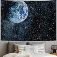 thumbnail image 2 of Fenyluxe  Tapestry Wall Hanging Moon Stars Tapestry Starry Sky Tapestries for Bedroom Living Room Decoration 40x30inch, 2 of 6