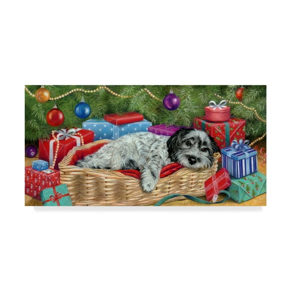 Trademark Fine Art 'The Night Before Christmas' Canvas Art by Janet Pidoux