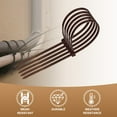 thumbnail image 5 of Uxcell Zip Ties Plastic Cable Ties, Self-Locking Wire Zip Tie Fit for Home Garden Office Workshop Travel Brown 6 Inch, 5 of 7