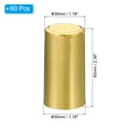 thumbnail image 2 of Unique Bargains Bouchon Rétractable en PVC avec Languette pour Bouteille de Vin, 60 Pcs 30x60mm Couverture Rétractable Ton Or, 2 of 5