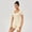 Beige, variant on Women Short Sleeve Tight Jumpsuit Elastic Sports Running Yoga Fitness Jumpsuit