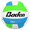 Neon Blue/Neon Green/White, variant on Light Microfiber Volleyball