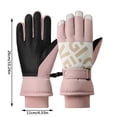 thumbnail image 2 of Warm Winter Ski Gloves for Women Outdoor Riding & Sports Couple's Edition for Men and Women for Autumn and Winter Activities, 2 of 5