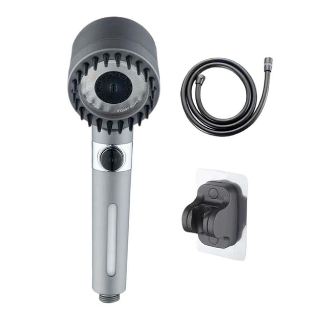 DOLITY Handheld Shower Head 3 Spray Mode Showerhead Easy Installation Water Saving Anti D