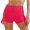 Red, variant on QUYUON High Waisted Shorts Women Linen Shorts Plus Size Ladies Shorts Running Shorts with Pockets Women Yoga Gym Shorts Pants Style S-226 Chino Shorts for Female Women's Running Shorts Blue XL