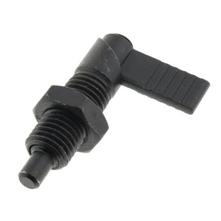 

M12 M16 Indexing Pin Knob Plunger Handle Spring Locating Pin Black - as described M12×5mm dia