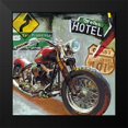 thumbnail image 2 of Foster, Ray 20x20 Black Modern Framed Museum Art Print Titled - Highway 101, 2 of 5