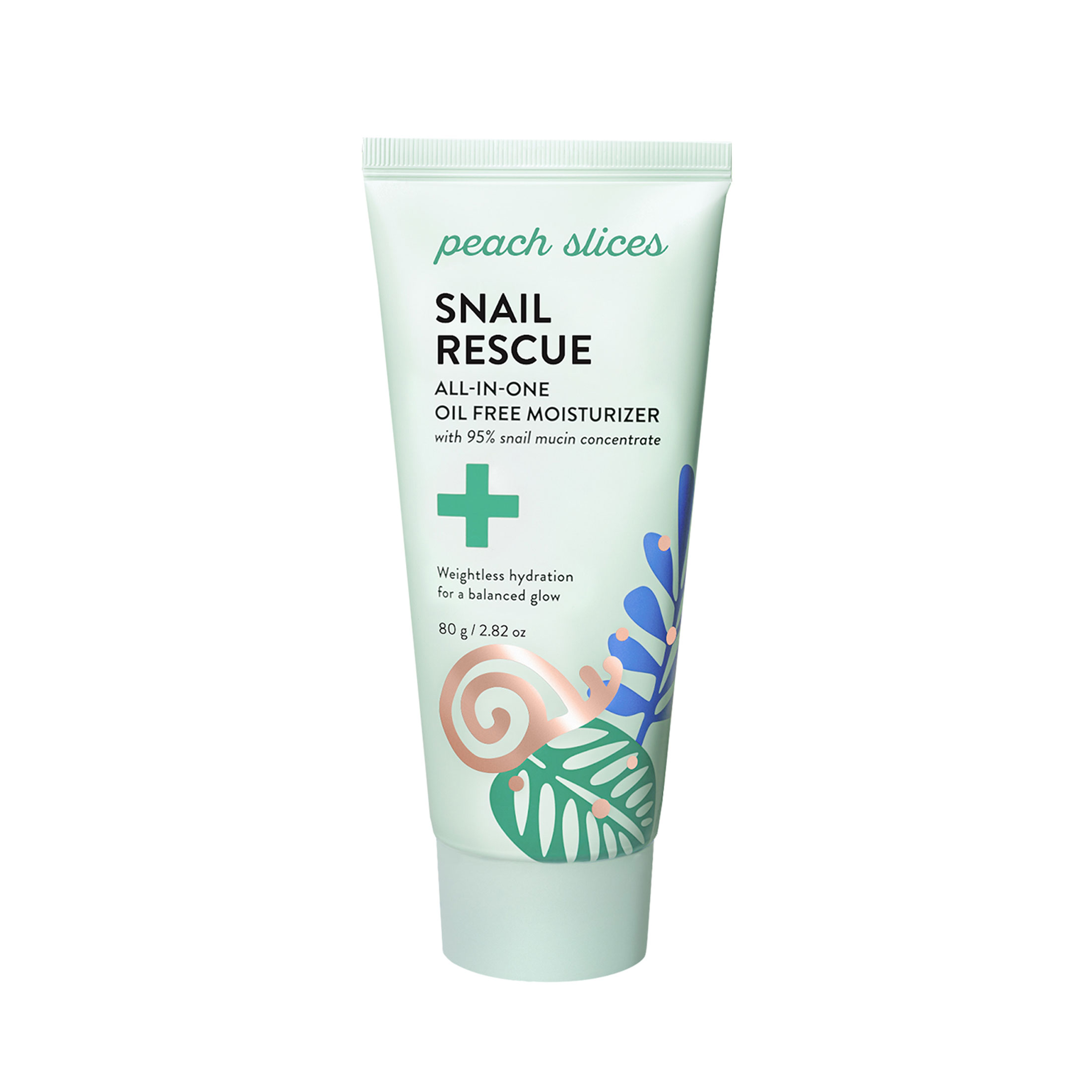 Peach Slices Snail Rescue All-in-One Oil Free Facial Moisturizer, 2.82 oz