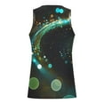 thumbnail image 4 of Qertyioot New Men's Summer Loose Waistcoat Print Sport Round-Neck Tank Features, 4 of 4