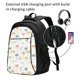 thumbnail image 2 of Balery Dandelion Mochila con carga USB para hombre y mujer - Mochila impermeable y antirrobo para laptop con puerto USB para viajes, trabajo, 2 of 7
