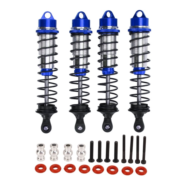 Amortiguador de coche RC, 4 piezas RC delantero trasero reemplazo RC amortiguador RC amortiguadores parte materiales ecológicos