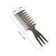 thumbnail image 4 of Peine de plástico retro de 3 lados para estilizar cabello con acabado engominado, 4 of 5
