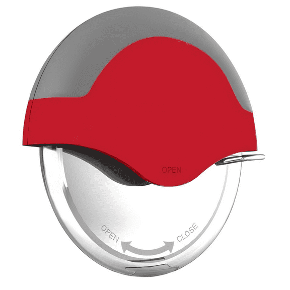 Lopxenu Pizza Cutter Wheel with Protective Blade Cover - Razor Sharp Stainless Steel Blade, Ergonomic Non-Slip Handle, Round Pizza Cutter With Cover & Slip Resistant Handle Slices Pizza With Ease