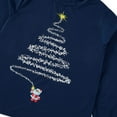 thumbnail image 5 of Sinhoon Matching Family Pajamas Sets Christmas Matching Holiday Pjs Letter Print Top and Plaid Pants Sleepwear (Blue-2/3T), 5 of 7