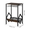 thumbnail image 2 of GILLAS Mueble para Tocadiscos, Organizador de Reproductor de Discos, Mueble para Vinilos, Mesa Soporte para Tocadiscos &Aacute;lbumes, Libros, Organizador Porta de Discos de Vinilo Capacidad de 10, 2 of 7