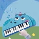 thumbnail image 1 of Juguetes de piscina, juguetes para bebés, juguetes para niños pequeños, lindos dinosaurios para niños, piano electrónico, juguete multifuncional, piano musical, juguete interactivo para padres e hijos, 1 of 6