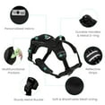 thumbnail image 6 of TUXTOOX No Pull Dog Harness Medium Sized Dog for Easy Walk, Training - Adjustable Reflective Dog Vest with Handle, Metal Buckle Easy Control (Black, L), 6 of 9
