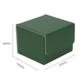 thumbnail image 4 of Caja para baraja de cartas coleccionables Caja para naipes Contenedor de protección premium con capacidad para más de 140 Cuadros Verde, 4 of 9