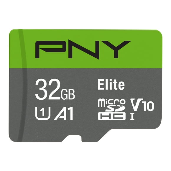PNY 32GB Elite Class 10 U1 V10 microSD Flash Memory Card