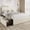 Off-white, variant on Eastvita Chic Pink Twin Bed Frame Storage Headboard 2 Drawers Boucle Upholstery No Box Spring