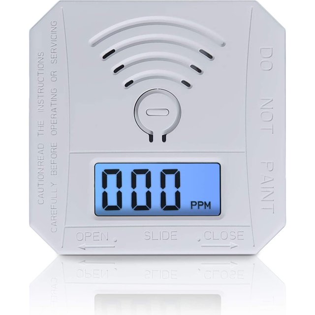 Monitor de gas CO Detector de alarma Cumple con los estándares UL 2034 Alimentado por batería UHUSE Detector de gas