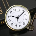 thumbnail image 2 of 3-1/2 Inch (90 Mm) Quartz Clock Fit-up/insert With Arabic Numeral, Quartz Movement (gold Rim), 2 of 3