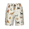 thumbnail image 7 of Disketp Men's Swim Trunks Hawaiian Breathable Surf Beach Swimsuits Mesh Lining Beach Shorts with Pockets-Dogs Funny Pets, 7 of 7