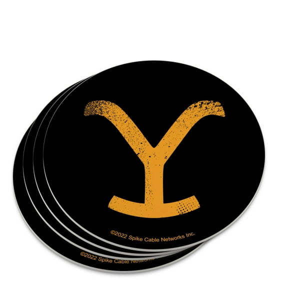 Yellowstone TV Show Brand Novelty Coaster Set